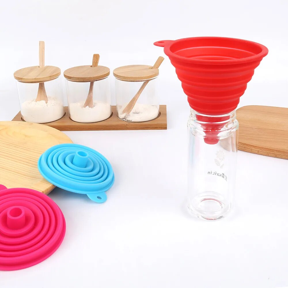 Foldable Funnel Silicone Collapsible Funnel