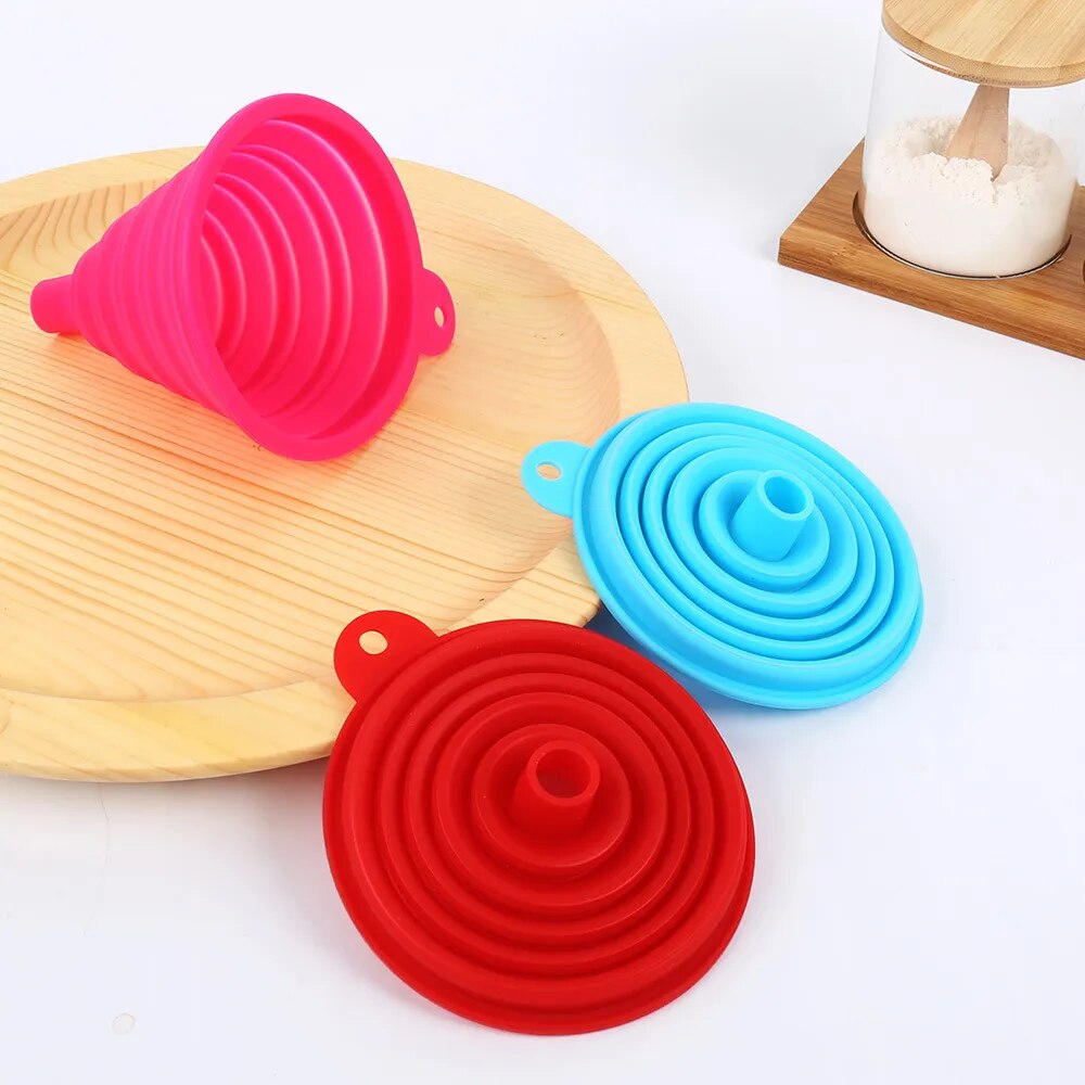 Foldable Funnel Silicone Collapsible Funnel