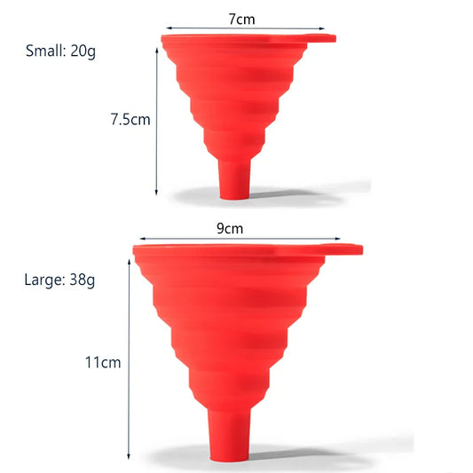 Foldable Funnel Silicone Collapsible Funnel