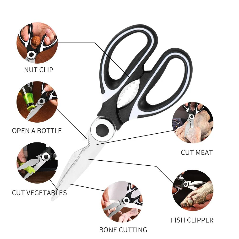 Kitchen Scissors Stainless Steel Multifunctional