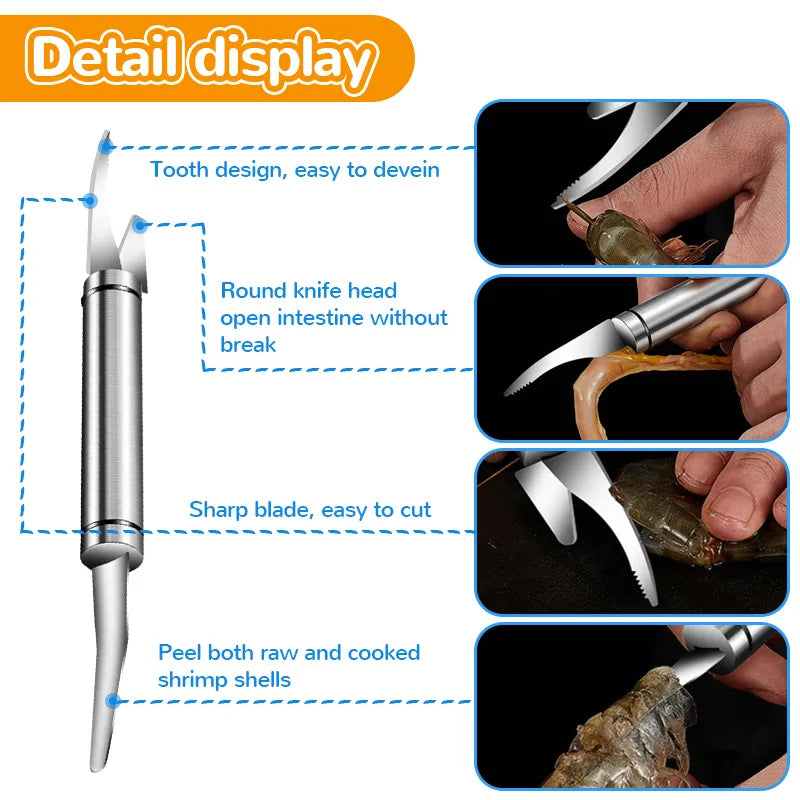 Multifunctional Fast Shrimp Peeler Stainless