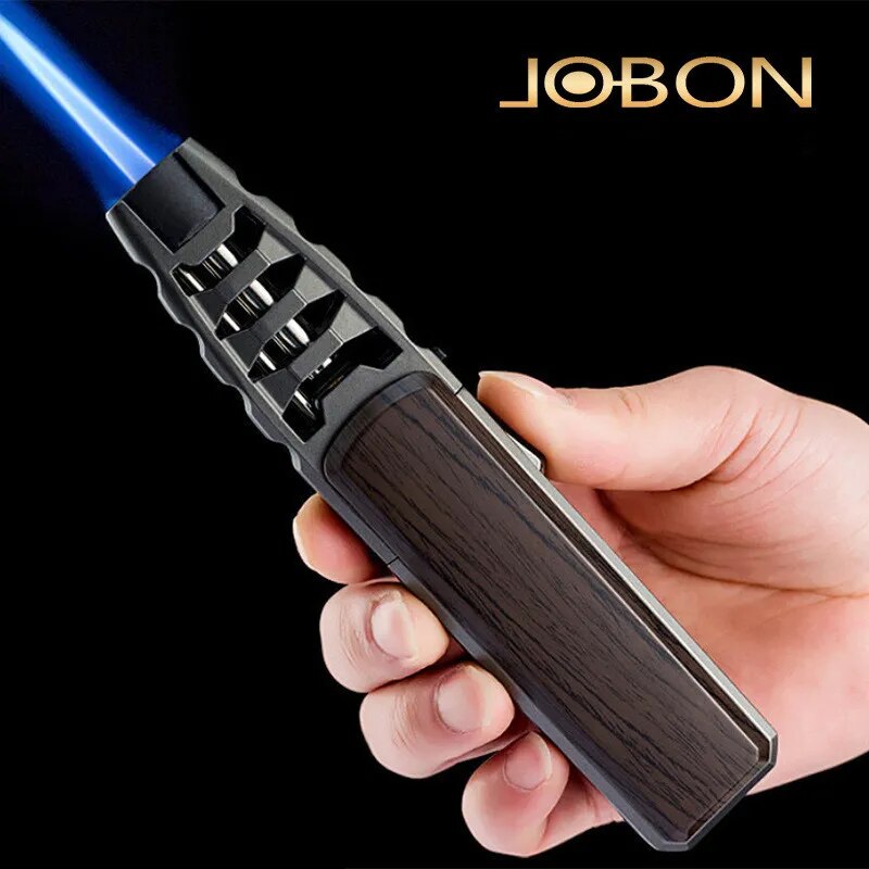 JOBON Metal High Efficiency Windproof Turbo Flame Butane Gas Lighter